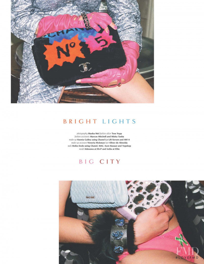Adesuwa Aighewi featured in Bright Lights Big City, September 2014