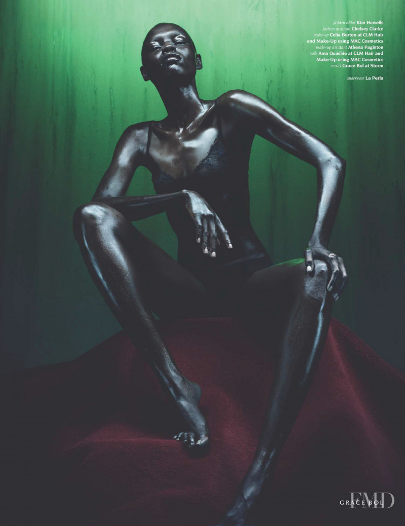 Grace Bol featured in The Fearless, September 2014