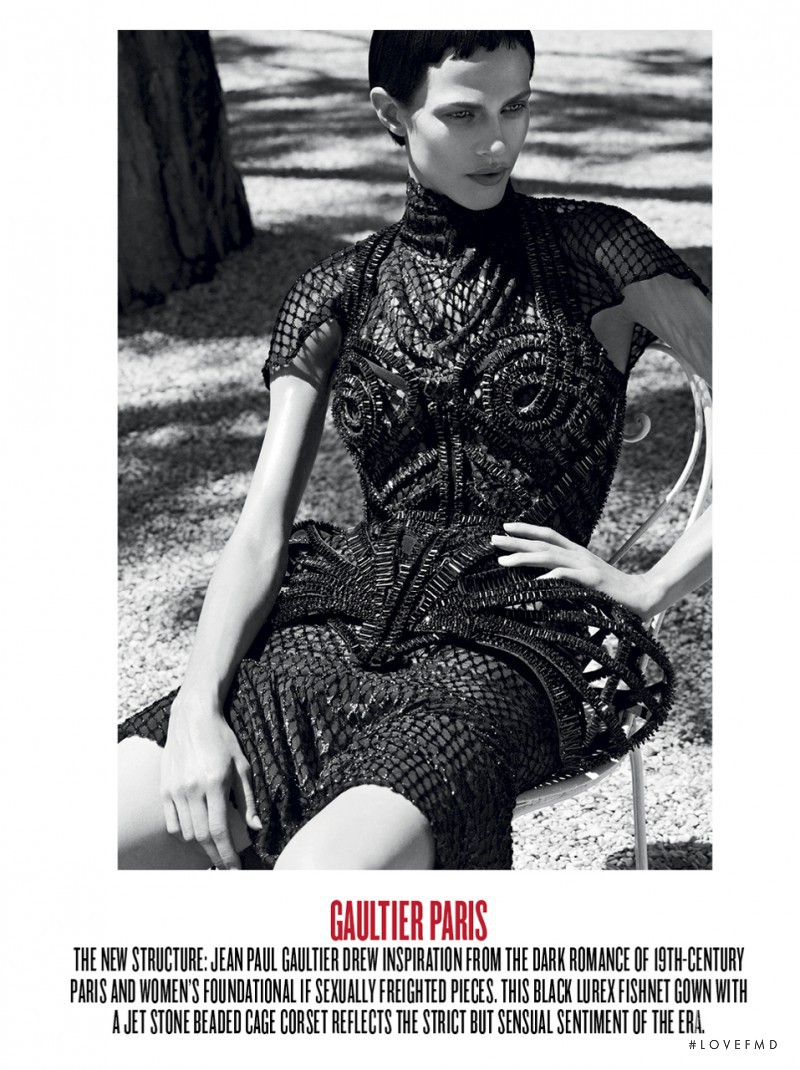 Aymeline Valade featured in All Hail Couture, December 2012