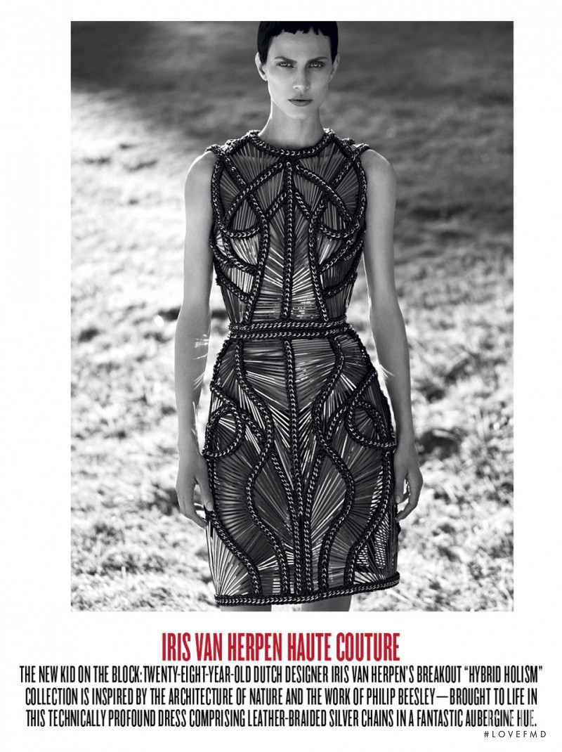 Aymeline Valade featured in All Hail Couture, December 2012