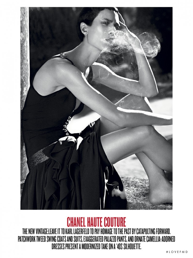 Aymeline Valade featured in All Hail Couture, December 2012