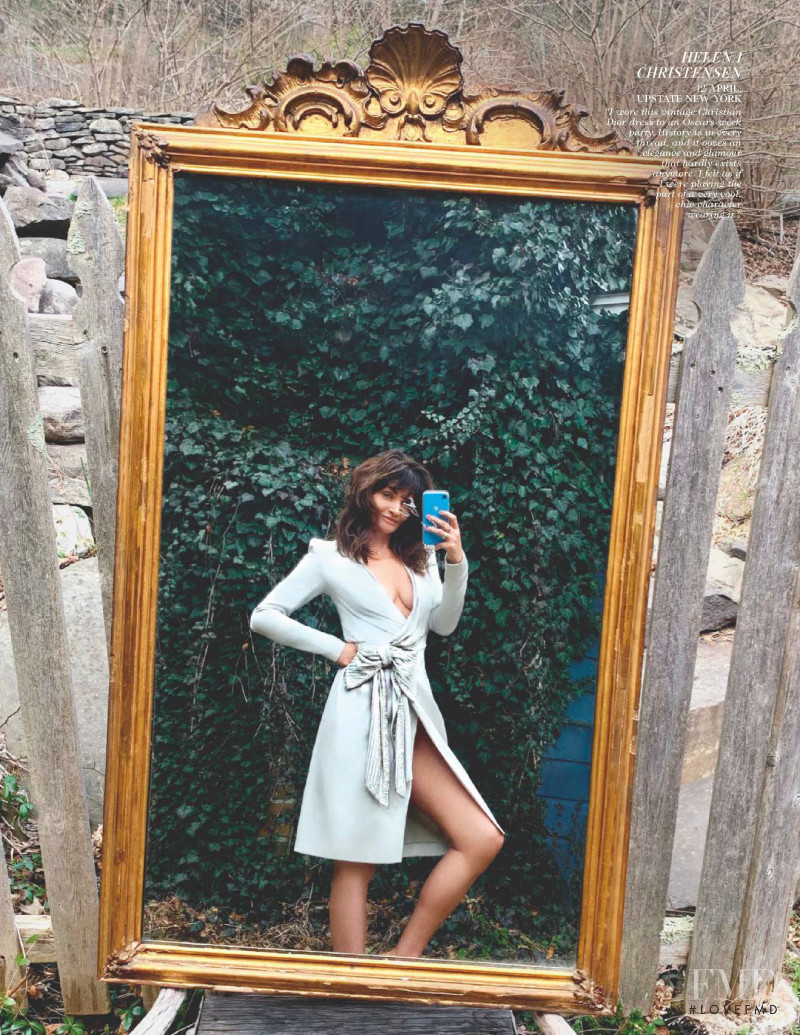 Helena Christensen featured in The Way We Wore, July 2020