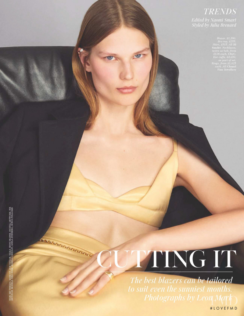 Adela Stenberg featured in Cutting It, July 2020