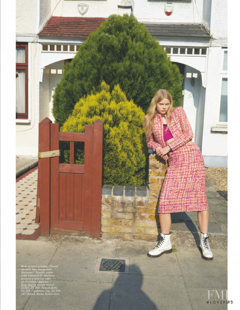 Evie Harris featured in Reverse Go-Sees, July 2020