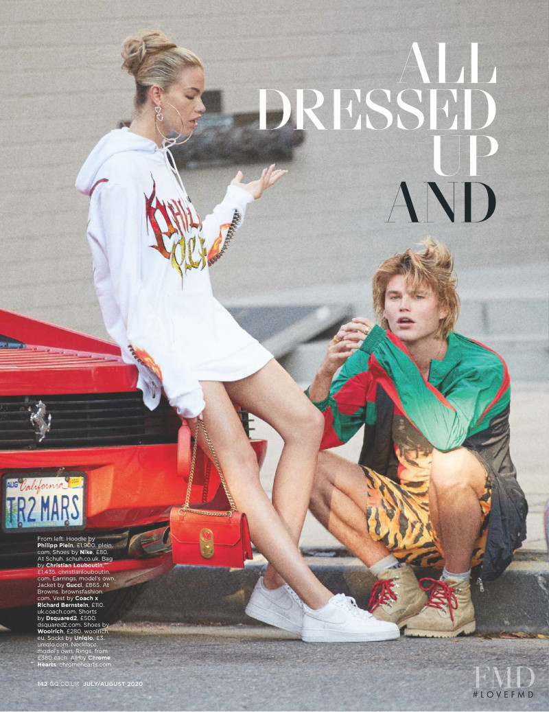 Hailey Clauson featured in All Dressed Up And Nowhere To Go, July 2020