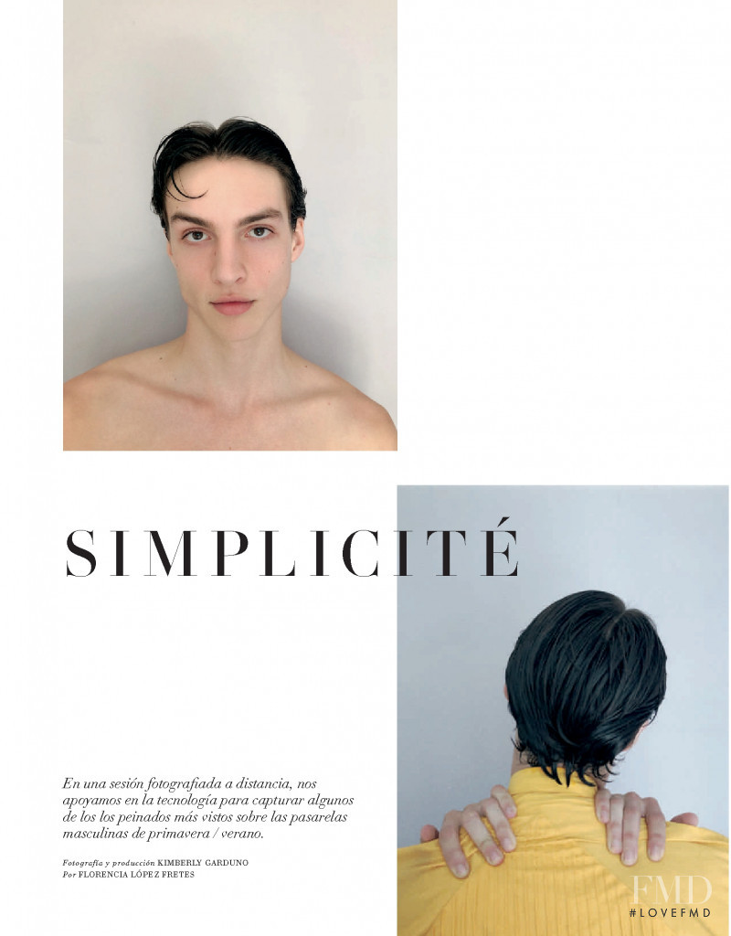 Lucas El Bali featured in Simplicite, June 2020