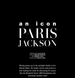 An Icon Paris Jackson