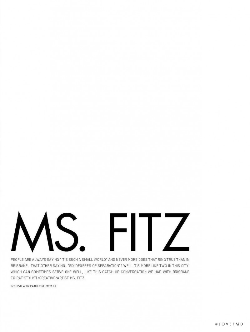 Ms. Fitz, December 2009