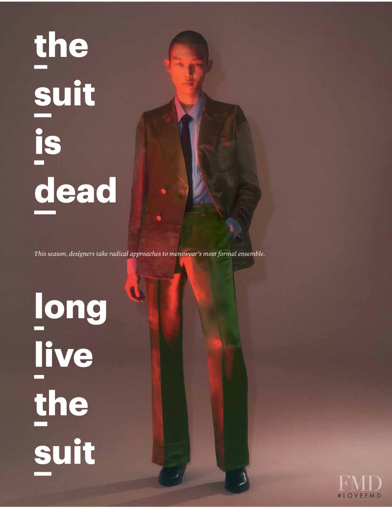 Xu Meen featured in The Suit Is Dead - Long Live The Suit, May 2020
