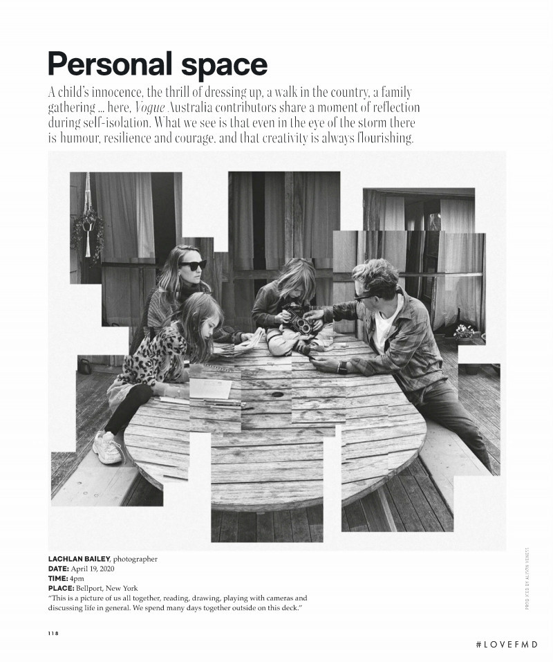 Personal space, June 2020