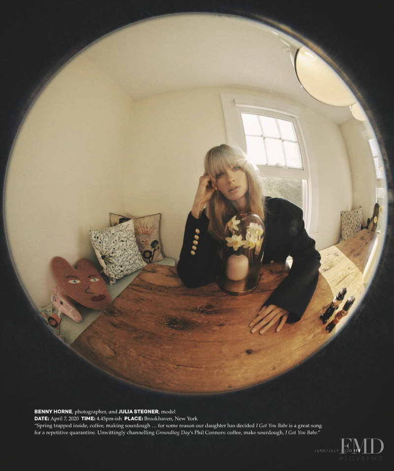 Julia Stegner featured in Personal space, June 2020