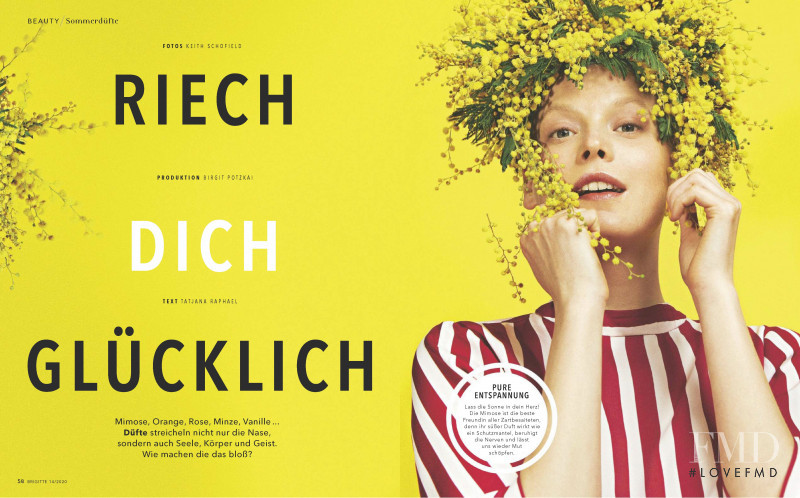 Saga Rickmer featured in Riech Dich Glücklich, June 2020