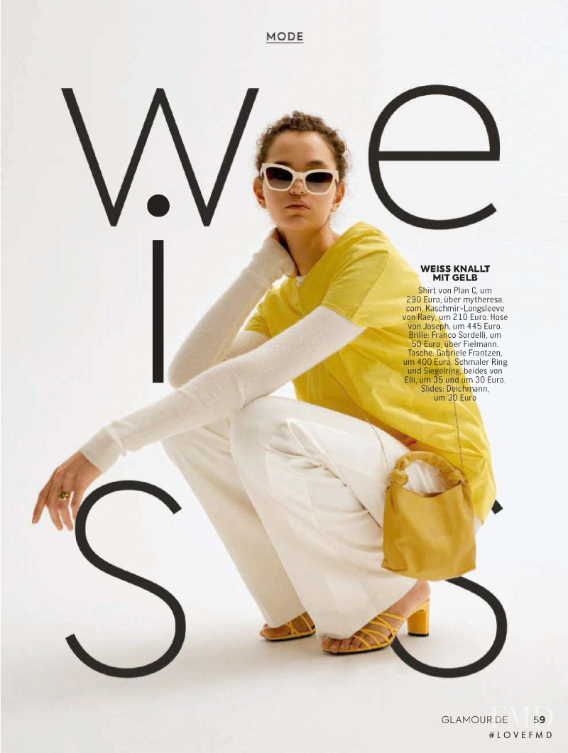 Chiara Bimbatti featured in So tragen wir jetzt Weiss, July 2020