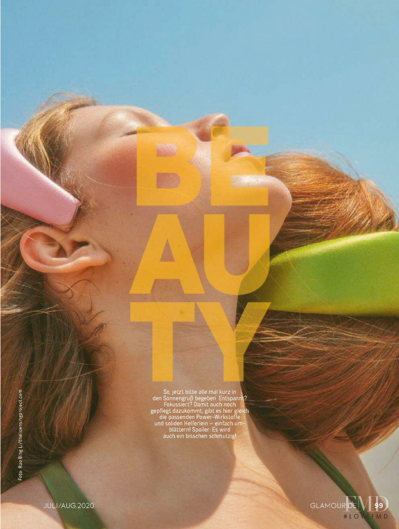 Yeva Podurian featured in Beauty, July 2020