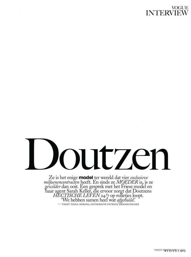 Doutzen, December 2012