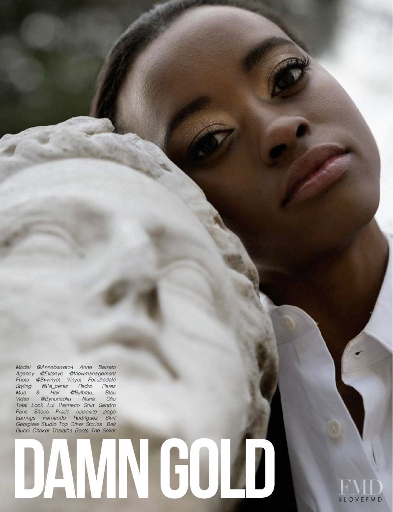 Anne Barreto featured in Damn Gold, May 2020