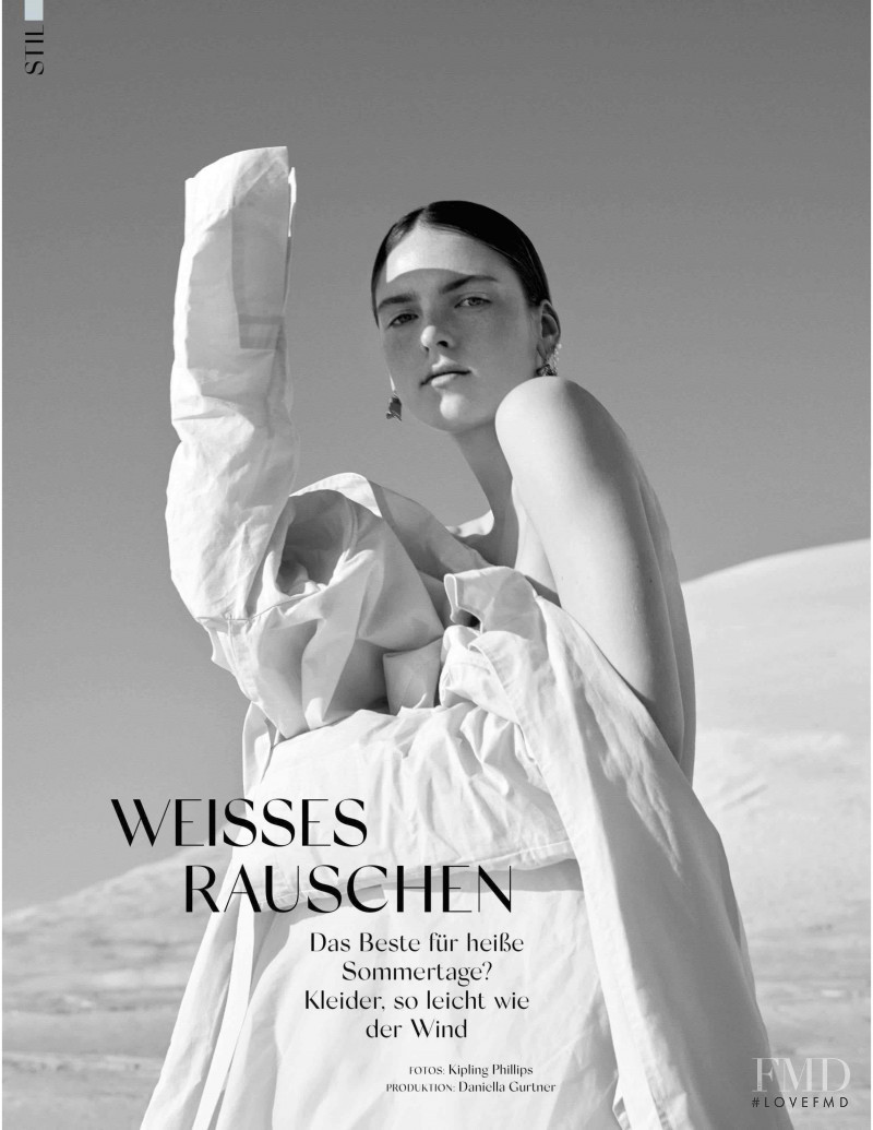 Polina Sova featured in Weisses Rauschen, June 2020