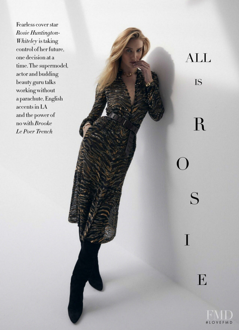 Rosie Huntington-Whiteley featured in All is Rosie, March 2020