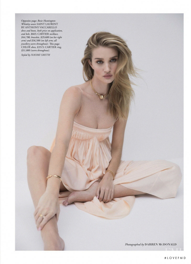 Rosie Huntington-Whiteley featured in All is Rosie, March 2020