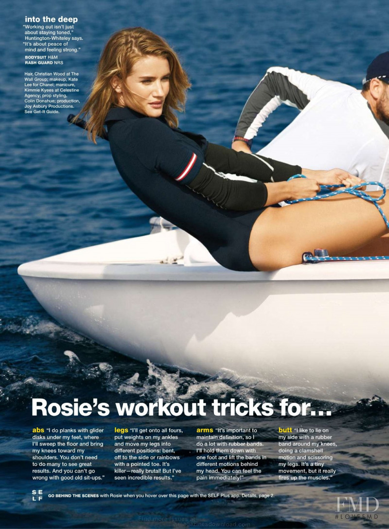 Rosie Huntington-Whiteley featured in Sail away, May 2015
