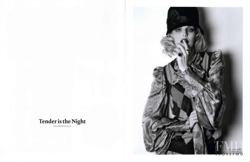 Lydia Hearst featured in Tender is the Night, December 2008