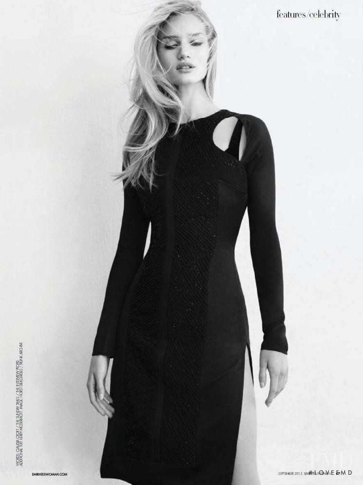 Rosie Huntington-Whiteley featured in The Girl With The Golden Touch, September 2015