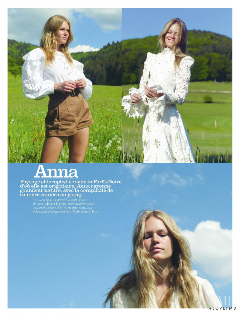 Anna Ewers featured in Anna, July 2020