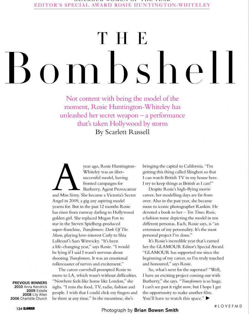 The Bombshell, July 2011