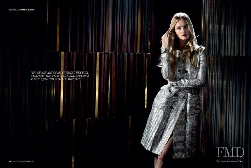 Rosie Huntington-Whiteley featured in An English Rose, December 2012