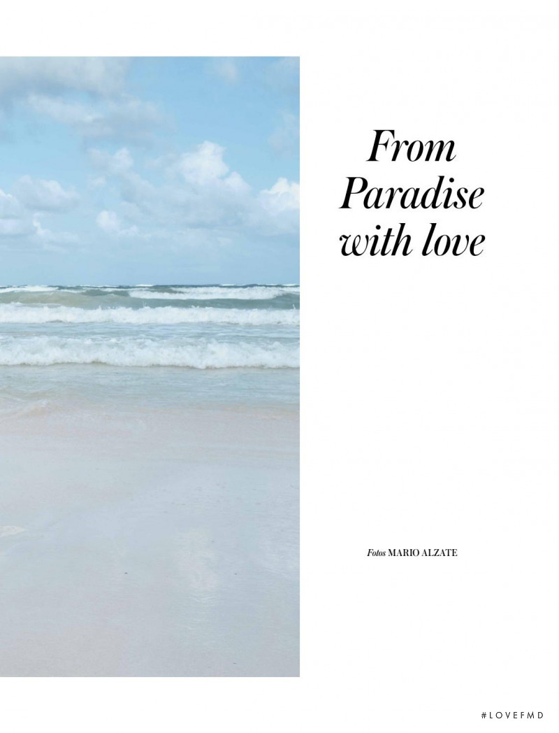 Patricia van der Vliet featured in From Paradise with Love, July 2020