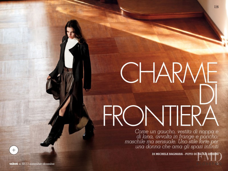 Zlata Mangafic featured in Charme Di Fronteira, December 2012