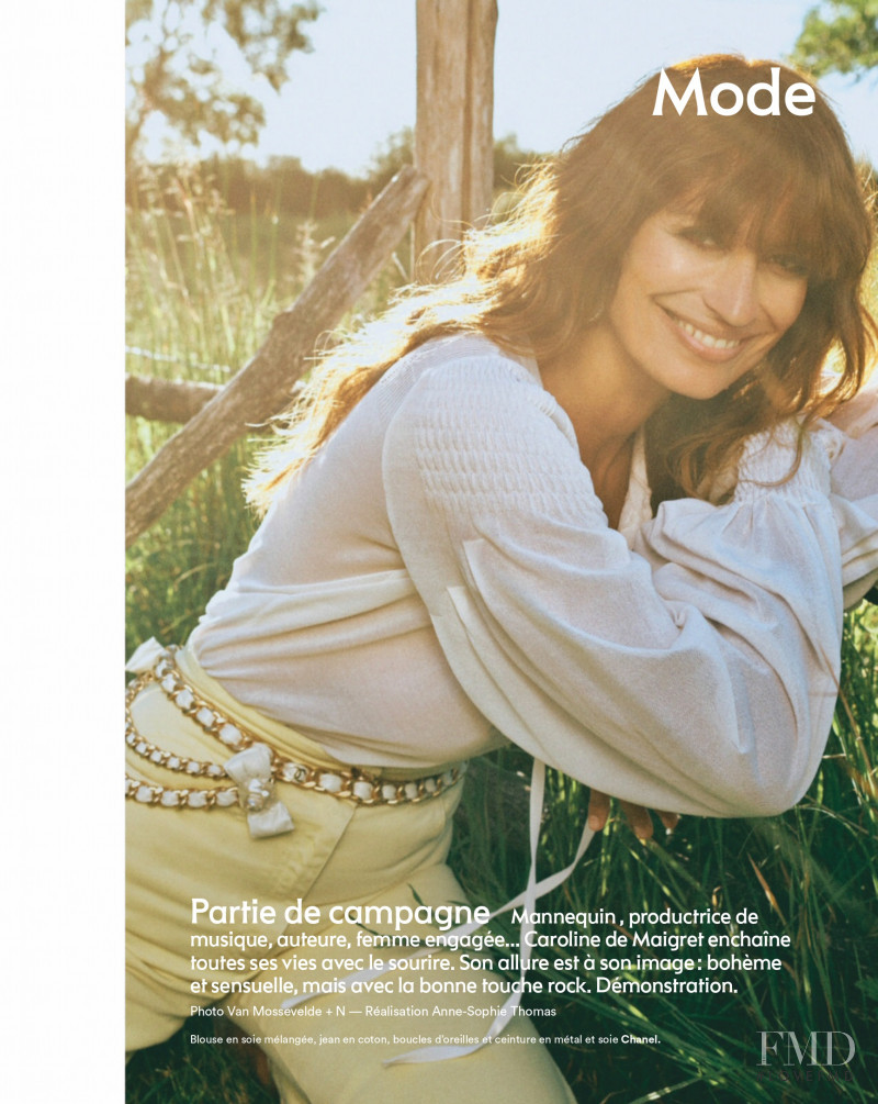 Caroline de Maigret featured in Partie De Campagne, August 2020