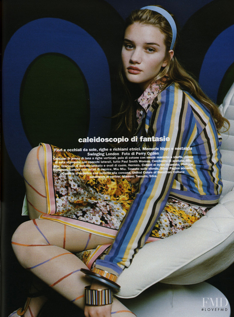 Rosie Huntington-Whiteley featured in Caleidoscopio di fantasie, May 2007