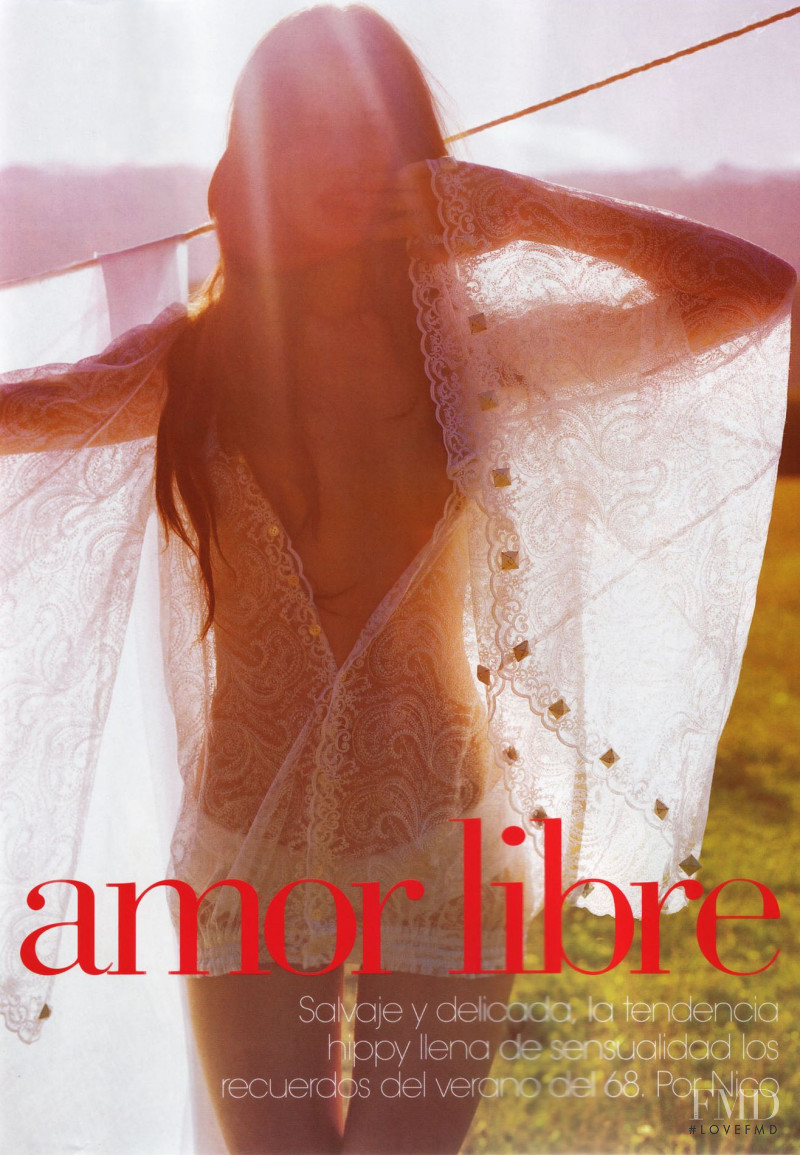 Rosie Huntington-Whiteley featured in Amor Libre, April 2006