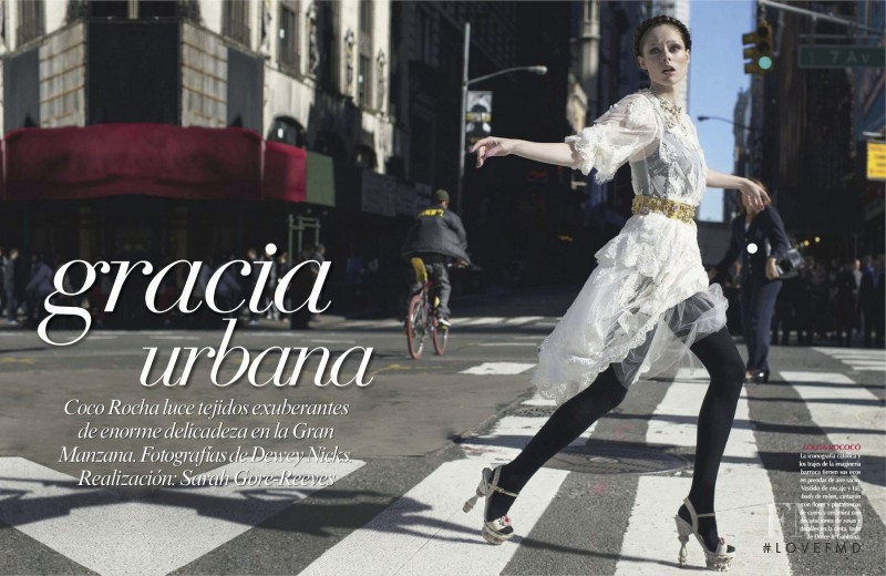 Coco Rocha featured in Gracia Urbana, December 2012