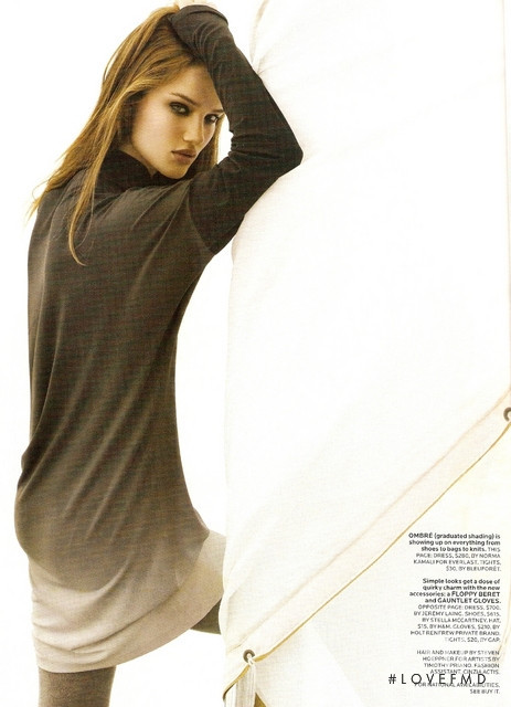 Rosie Huntington-Whiteley featured in Grey Area, August 2007