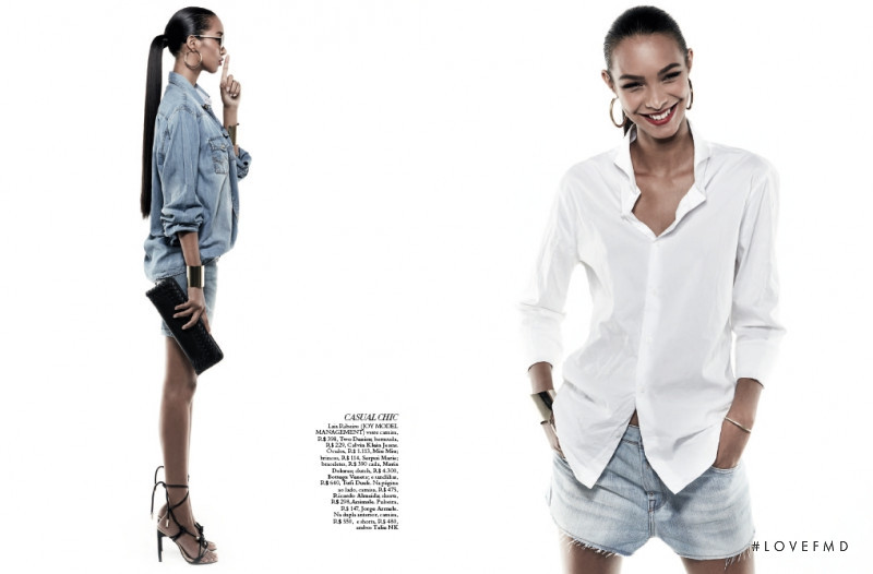 Lais Ribeiro featured in DeniMania, January 2013