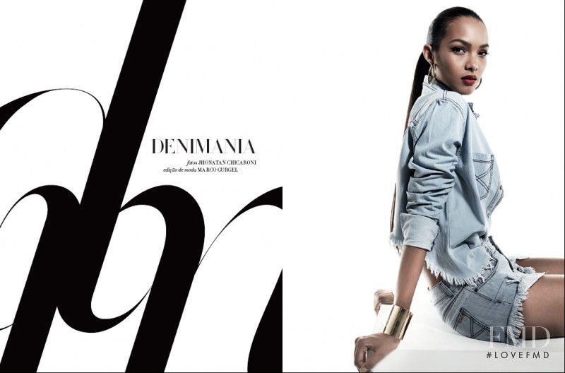 Lais Ribeiro featured in DeniMania, January 2013