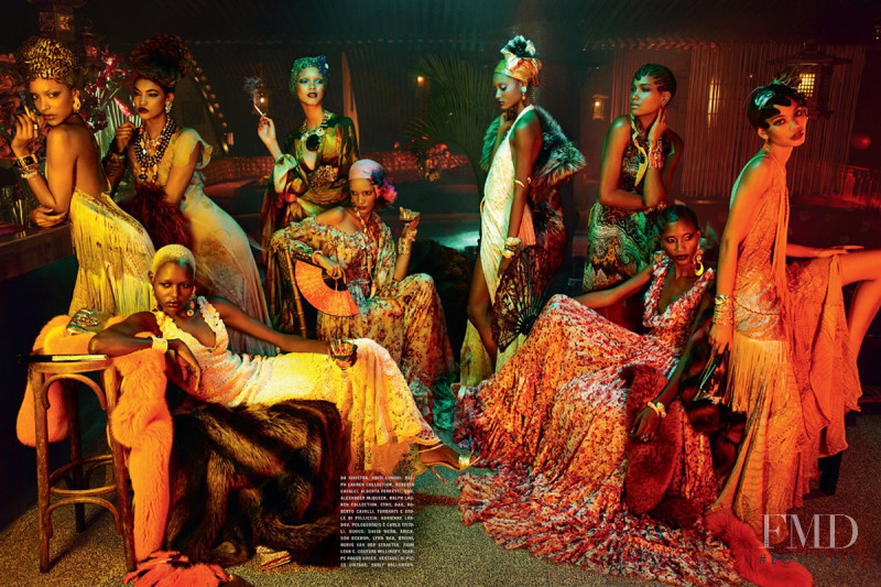 Lais Ribeiro featured in The Black Allure, February 2011