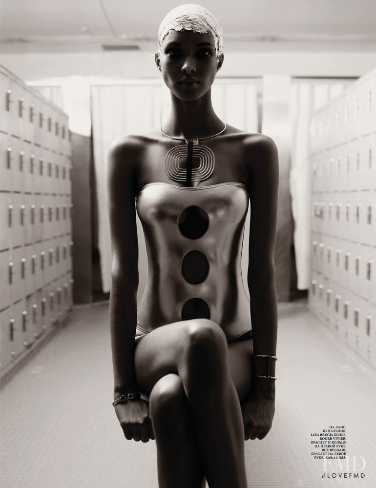 Lais Ribeiro featured in Shannan, Lais & Behati, June 2012