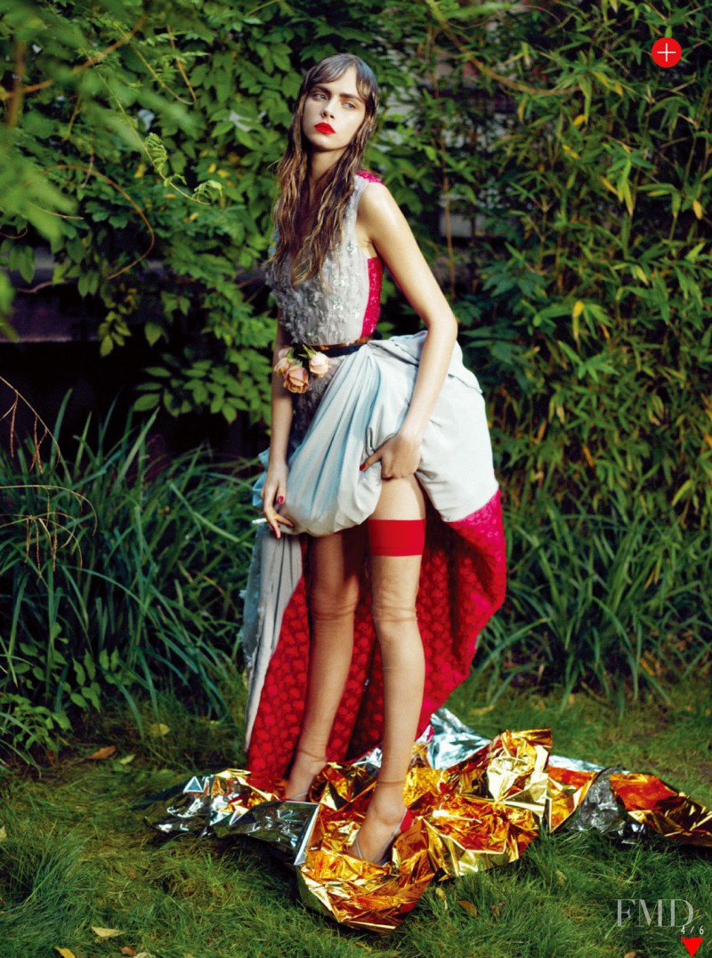 Cara Delevingne featured in Flower Girl, December 2012