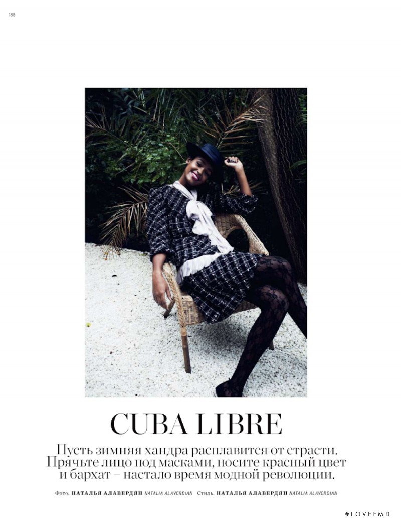 Raquel Pinto featured in Cuba Libre, December 2012