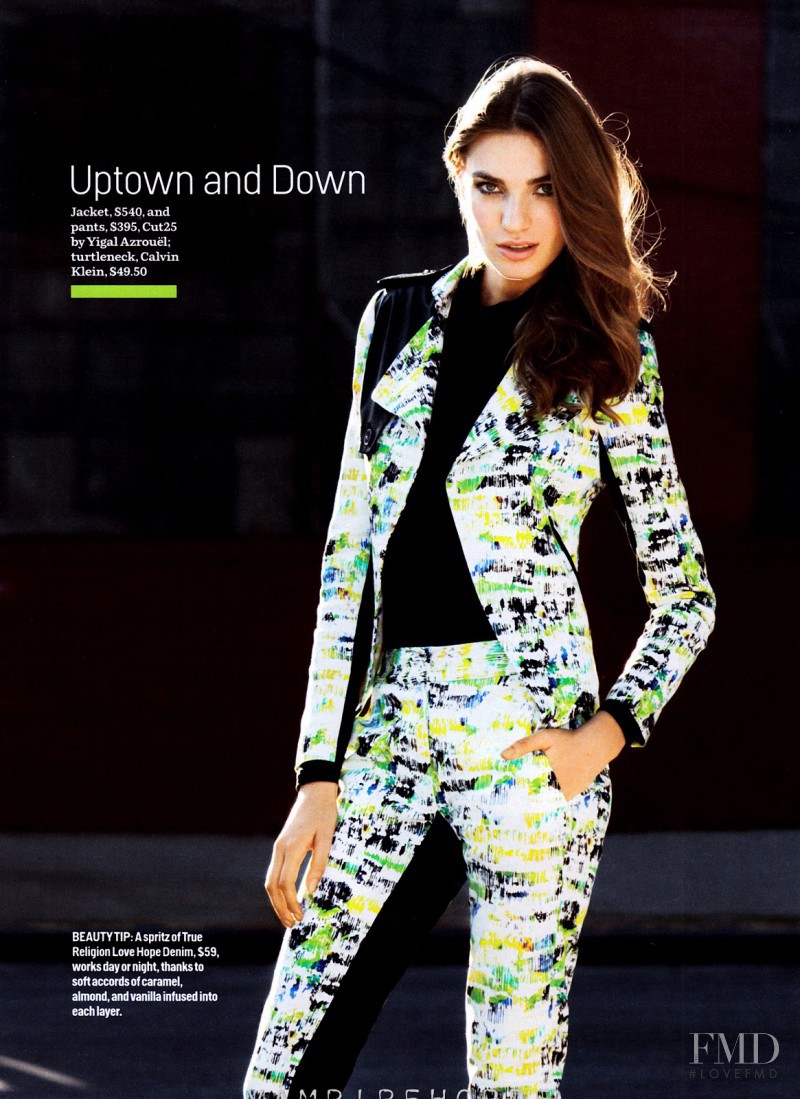 Daniela Mirzac featured in Strong Suit, January 2013