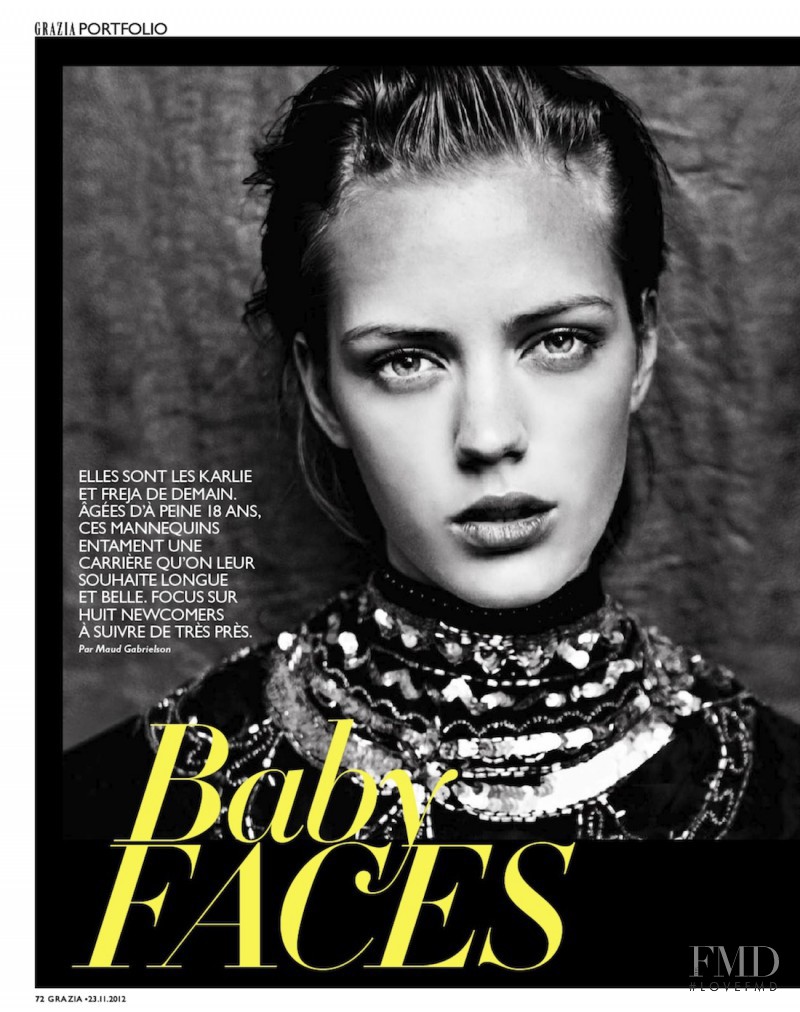 Esther Heesch featured in Baby Faces, November 2012