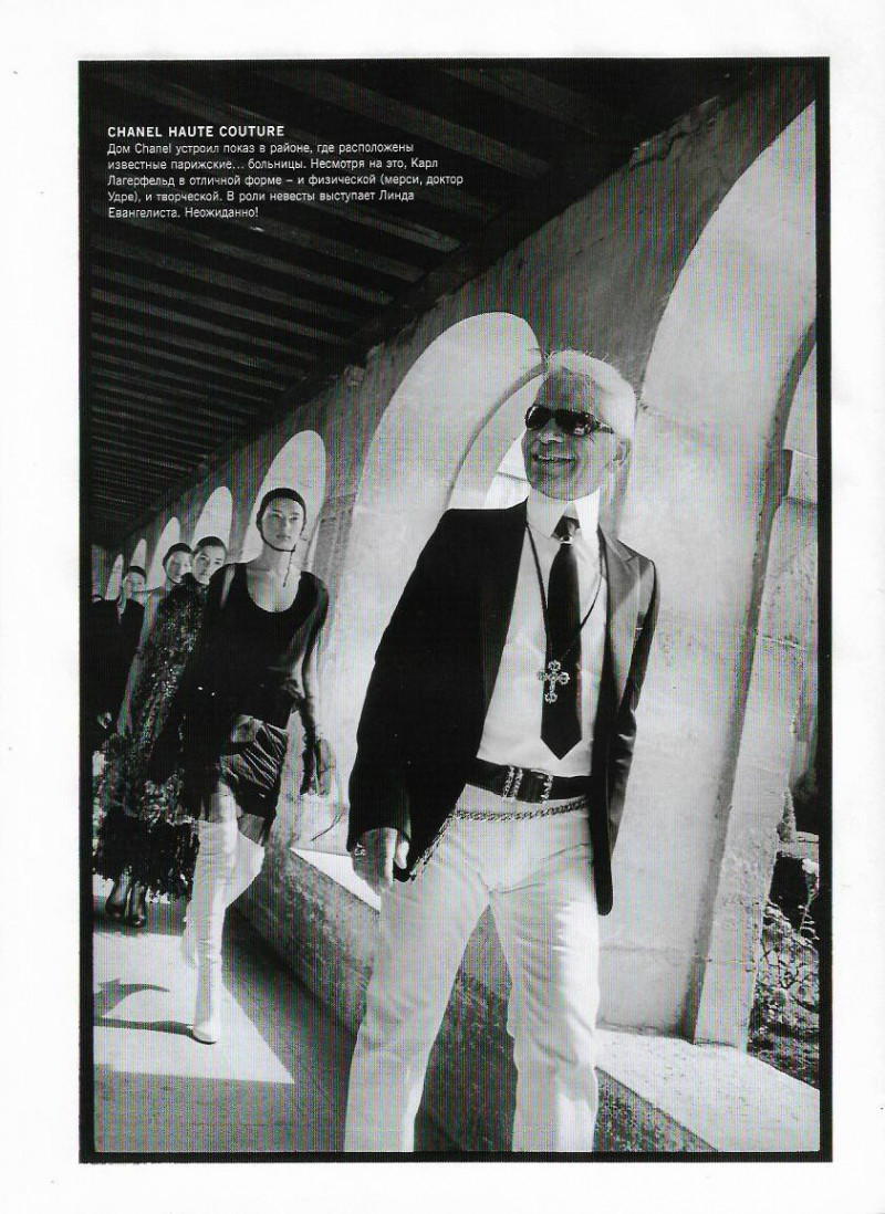 Dewi Driegen featured in Couture, November 2003