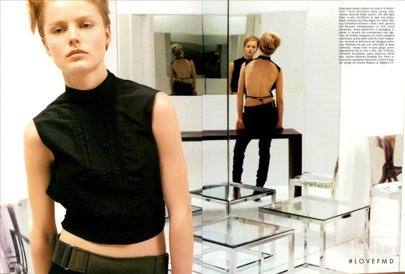 Fanni Boström featured in Beyond The Image, August 2001