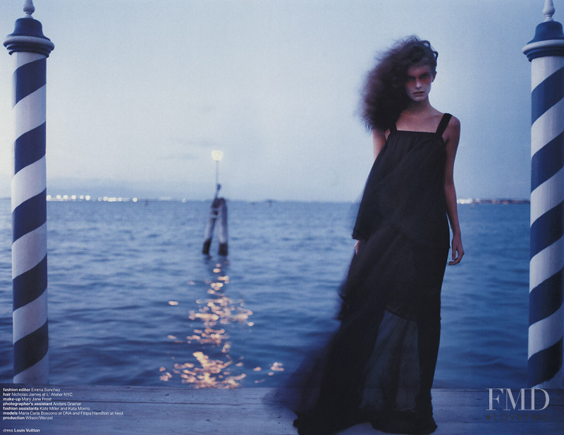 Filippa Hamilton featured in Embark, May 2002