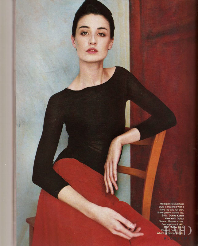 Erin O%Connor featured in Artistic License, May 2003