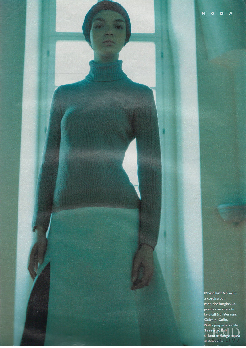 Mariacarla Boscono featured in Vita facile, December 2000