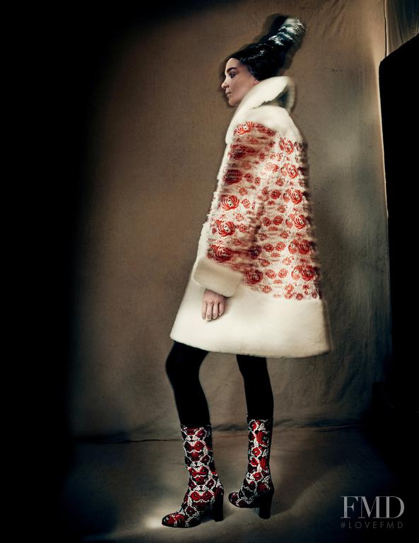 Mariacarla Boscono featured in Azzedine Alaia Haute Couture, November 2017